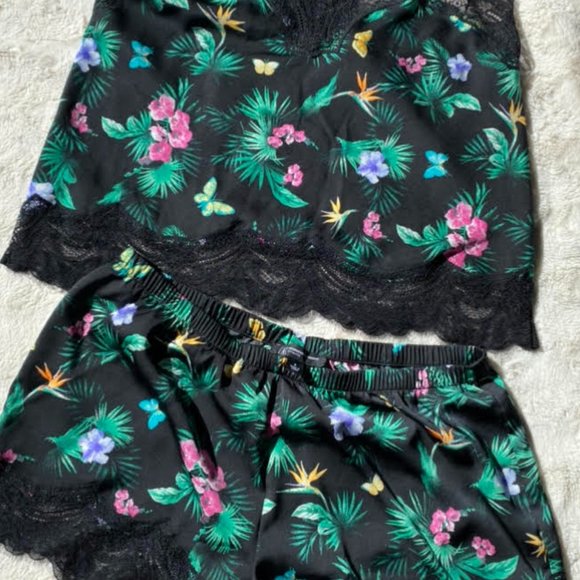 INC INTIMATES Set Matching Tropical Print - Picture 9 of 10